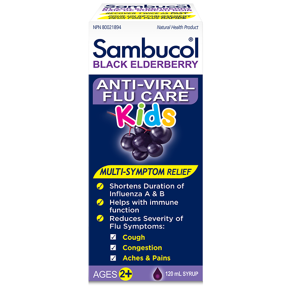 Black Elderberry Syrup for Kids to Boost Immunity and Cold & Flu Relief - Sambucol