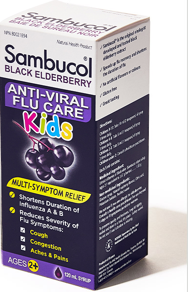Black Elderberry Syrup for Kids to Boost Immunity and Cold & Flu Relief - Sambucol