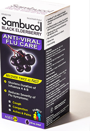 Black Elderberry Syrup to Boost Immunity and Cold & Flu Relief - Sambucol