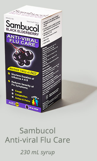 Sambucol Anti-viral Flu Care - 230 mL syrup