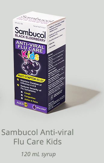 Sambucol Anti-viral Flu Care Kids - 120 mL syrup