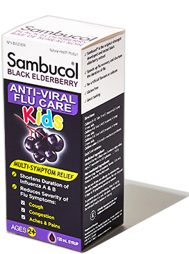 Sambucol Anti-viral Flu Care Kids - 120 mL syrup