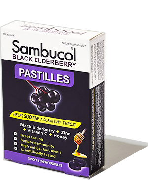 Sambucol Pastilles - 20 soft & chewy pastilles